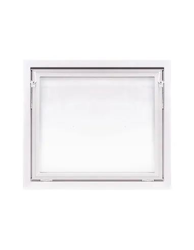 Okno PCV Gospodarcze PREMIUM - 90 x 80 cm - Dwuszybowe