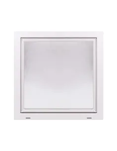 Okno PCV Gospodarcze PREMIUM - 90 x 90 cm - Dwuszybowe