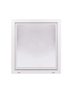 Okno PCV Gospodarcze PREMIUM - 90 x 100 cm - Dwuszybowe