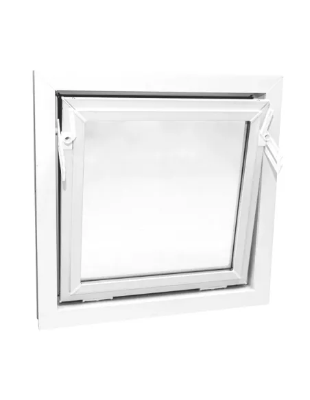 Okno PCV Gospodarcze PREMIUM - 110 x 50 cm - Dwuszybowe