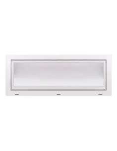 Okno PCV Gospodarcze PREMIUM - 130 x 50 cm - Dwuszybowe