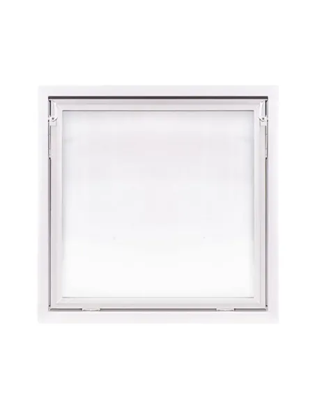 Okno PCV Gospodarcze PREMIUM - 100 x 100 cm - Dwuszybowe