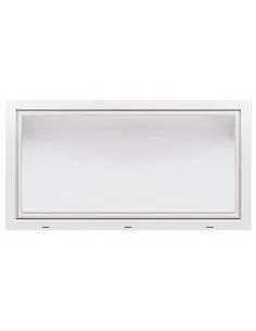 Okno PCV Gospodarcze PREMIUM - 150 x 80 cm - Dwuszybowe
