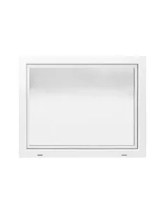 Okno PCV Gospodarcze STANDARD - 100 x 80 cm - Dwuszybowe