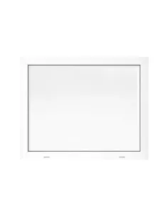 Okno PCV Gospodarcze EKO - 100 x 80 cm - Jednoszybowe