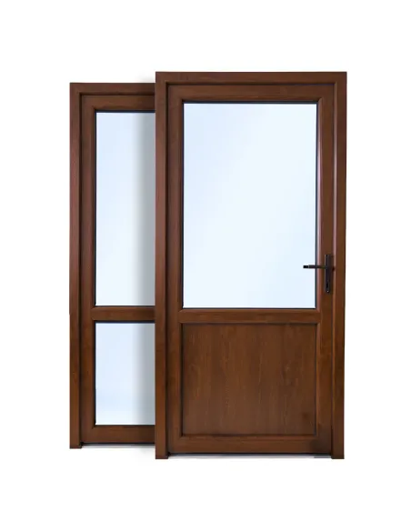 Drzwi Zewnętrzne PCV 100x210 Orzech