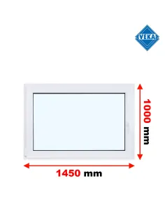 Okno PCV 145 x 100 cm Rozwierno-Uchylne Trzyszybowe Veka Softline 82 MD