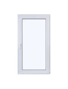 Okno PCV Rozwierno-Uchylne 800 x 1450 mm Dwuszybowe Białe