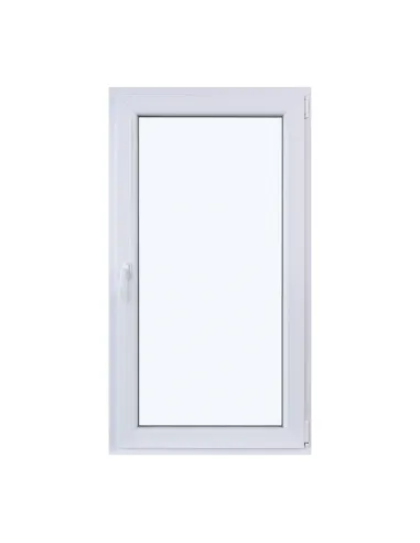 Okno PCV Rozwierno-Uchylne 800 x 1450 mm Dwuszybowe Białe
