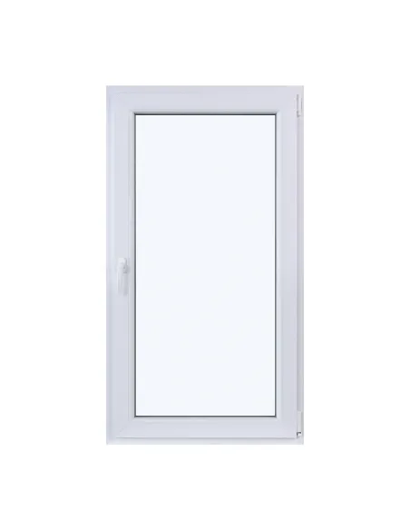 Okno PCV Rozwierno-Uchylne 800 x 1450 mm Dwuszybowe Białe