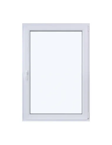 Okno PCV Rozwierno-Uchylne 1000 x 1450 mm Dwuszybowe Białe