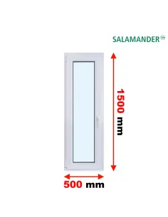 Okno PCV 50 x 150 cm Rozwierno-Uchylne Trzyszybowe Salamander BluEvolution 82