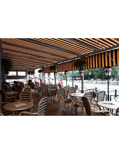 Pergola przyścienna 150 x 300 cm - materiałowa