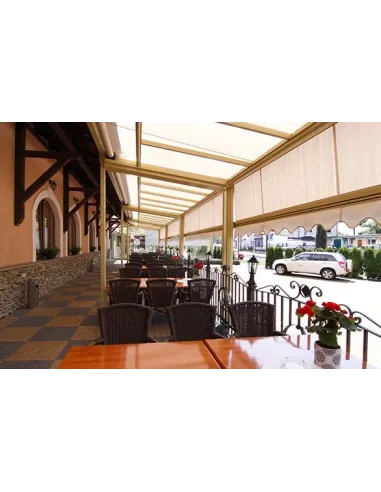 Pergola wolnostojąca 200 x 500 cm - materiałowa