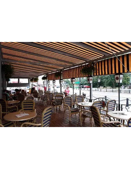 Pergola wolnostojąca 350 x 350 cm - materiałowa