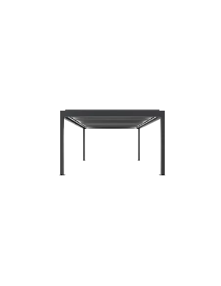 Pergola SB 500 wolnostojąca 3500 x 3500 mm - lamelowa