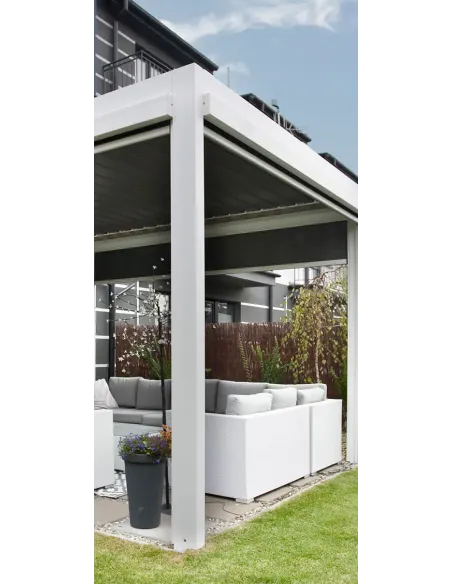 Pergola SB 500 przyścienna 2500 x 3000 mm - lamelowa