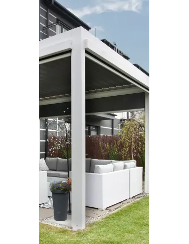 Pergola SB 500 przyścienna 2500 x 5000 mm - lamelowa