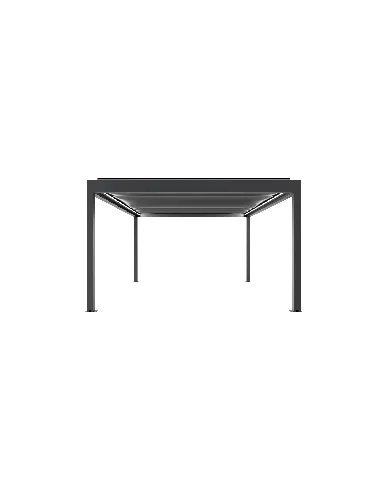 Pergola SB 500 przyścienna 3000 x 5000 mm - lamelowa