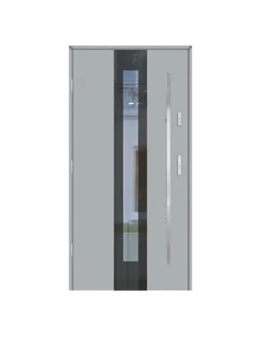 Drzwi Zewnętrzne KMT Supertherm 90 - Linia Glass View - 3A