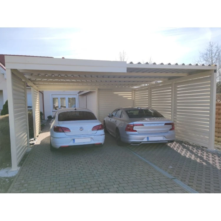 Wiata Garażowa 6x6m 4+0 z pomieszczeniem gospodarczym