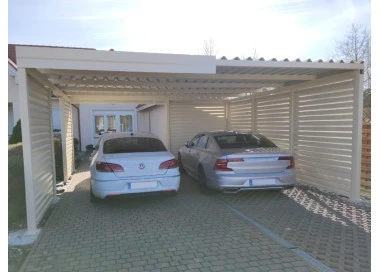 Wiata Garażowa 6x6m 4+0 z pomieszczeniem gospodarczym