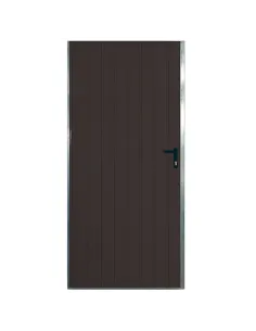 Drzwi Stalowe Techniczne 85 x 165  RAL 8017