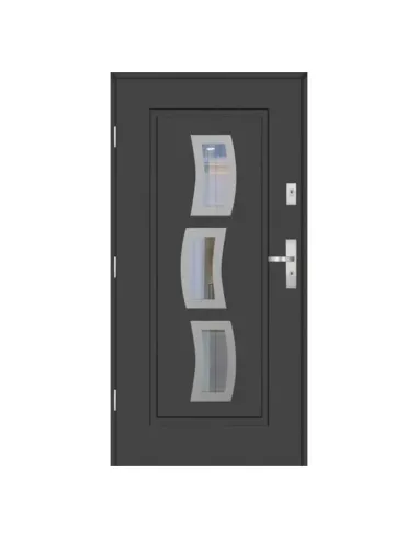 Drzwi Zewnętrzne KMT 75 Plus - Linia Silver - 10s3