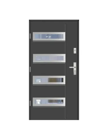 Drzwi Zewnętrzne KMT 75 Plus - Linia Silver - 14s2