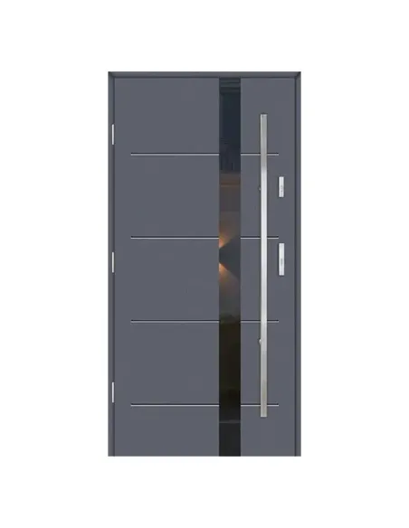 Drzwi Zewnętrzne KMT 75 Plus - Linia Glass - 3