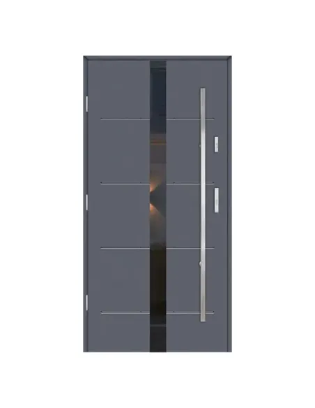 Drzwi Zewnętrzne KMT 75 Plus - Linia Glass - 3A