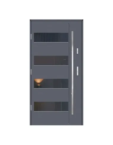 Drzwi Zewnętrzne KMT 75 Plus - Linia Glass - 4