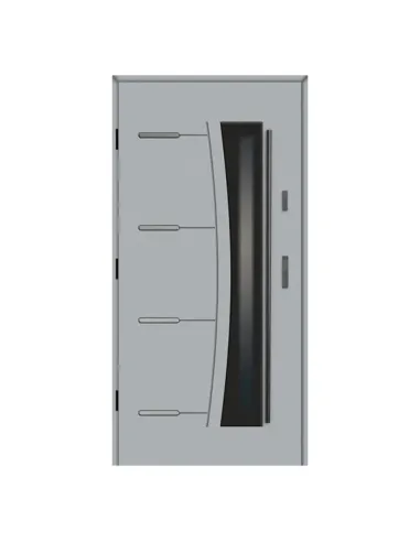 Drzwi Zewnętrzne KMT 75 Passive - Linia Perfekt - 3