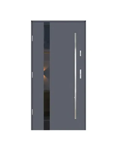 Drzwi Zewnętrzne KMT 75 Passive - Linia Glass - 2B