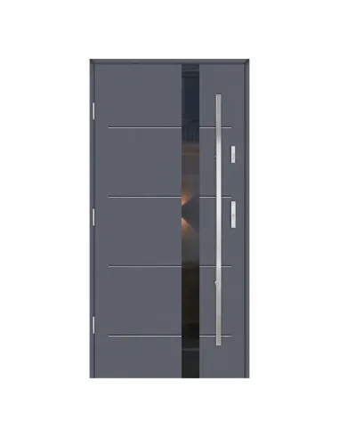 Drzwi Zewnętrzne KMT 75 Passive - Linia Glass - 3
