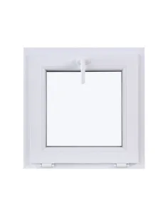 Okno PCV Uchylne 600 x 600 mm Dwuszybowe Białe