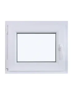 Okno PCV Rozwierno-Uchylne 600 x 500 mm Dwuszybowe Białe