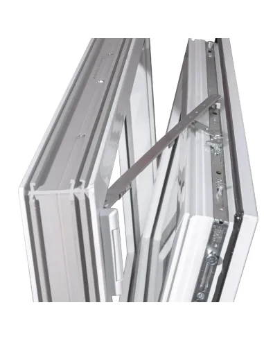 Okno PCV 80 x 80 cm Rozwierno-Uchylne Dwuszybowe Aluplast IDEAL 4000