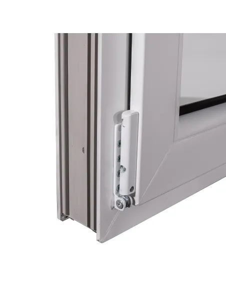Okno PCV 220 x 150 cm Dwukwaterowe: Rozwierane + Rozwierno-uchylne Aluplast IDEAL 4000