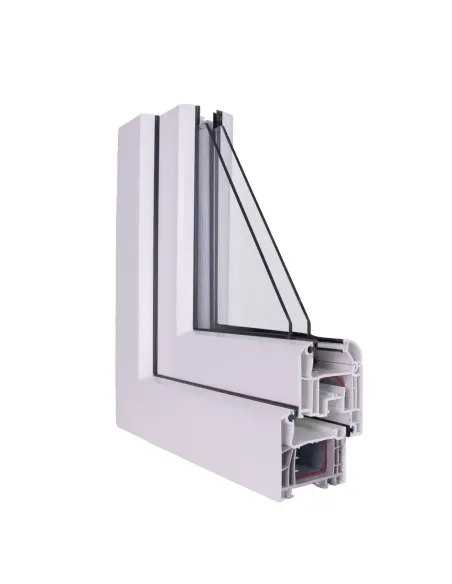 Okno PCV 120 x 120 cm FIX (Stałe) Aluplast IDEAL 4000