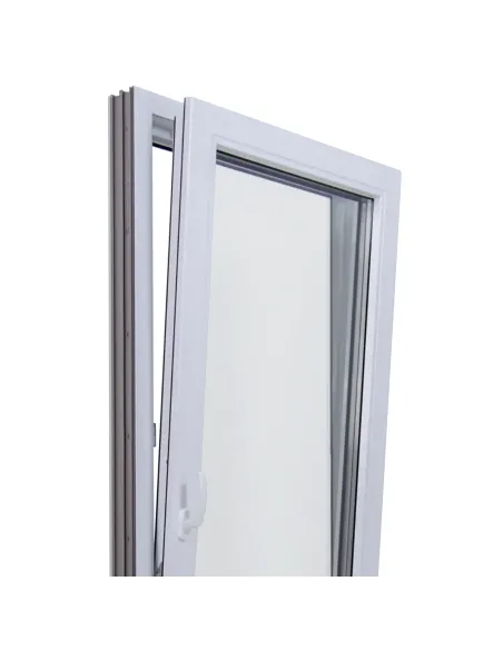 Okno PCV 150 x 200 cm Dwukwaterowe: R + RU z Naświetlem - Aluplast IDEAL 4000