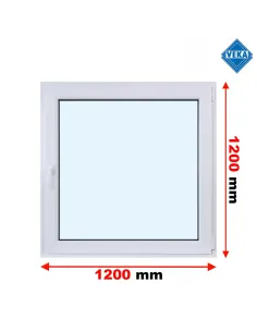 Okno PCV 120 x 120 cm Rozwierno-Uchylne Trzyszybowe Veka Softline 82 MD