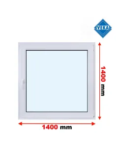 Okno PCV 140 x 140 cm Rozwierno-Uchylne Trzyszybowe Veka Softline 82 MD