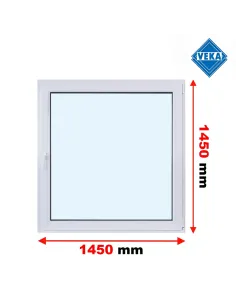 Okno PCV 145 x 145 cm Rozwierno-Uchylne Trzyszybowe Veka Softline 82 MD