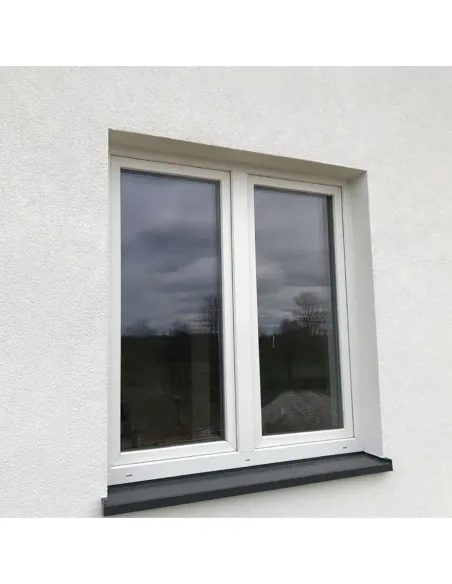 Okno PCV 140 x 120 cm Rozwierno-Uchylne Dwuszybowe Gealan S 8000