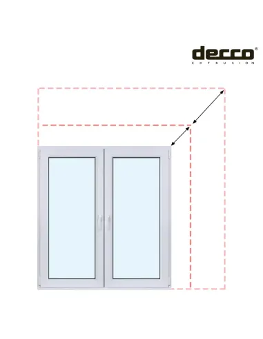 Okno PCV na Wymiar marki Decco