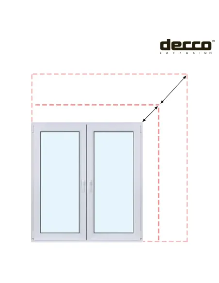 Okno PCV na Wymiar marki Decco