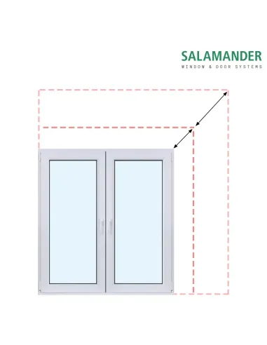Okno PCV na Wymiar marki Salamander