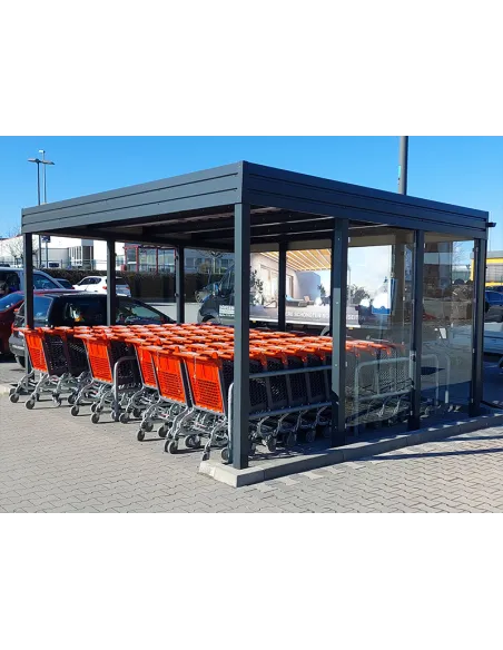 Carport Wiata Samochodowa Garażowa Zadaszenie 6x6m 1+0