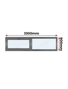 Okno Aluminiowe 330 x 90 cm Aluprof MB-79N